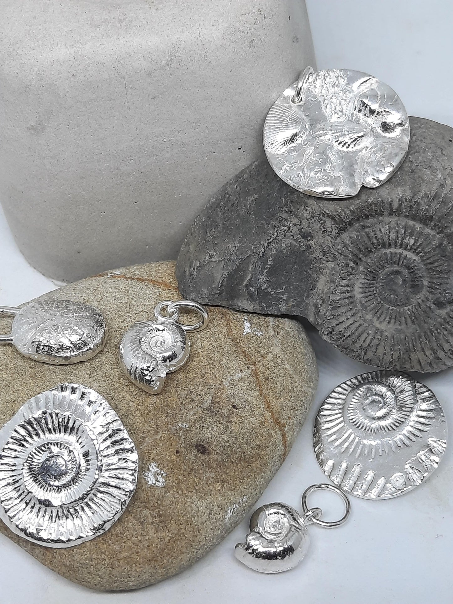 Ammonite pendant