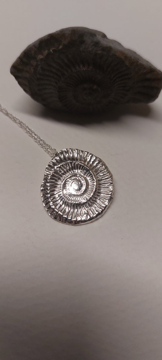 Ammonite pendant