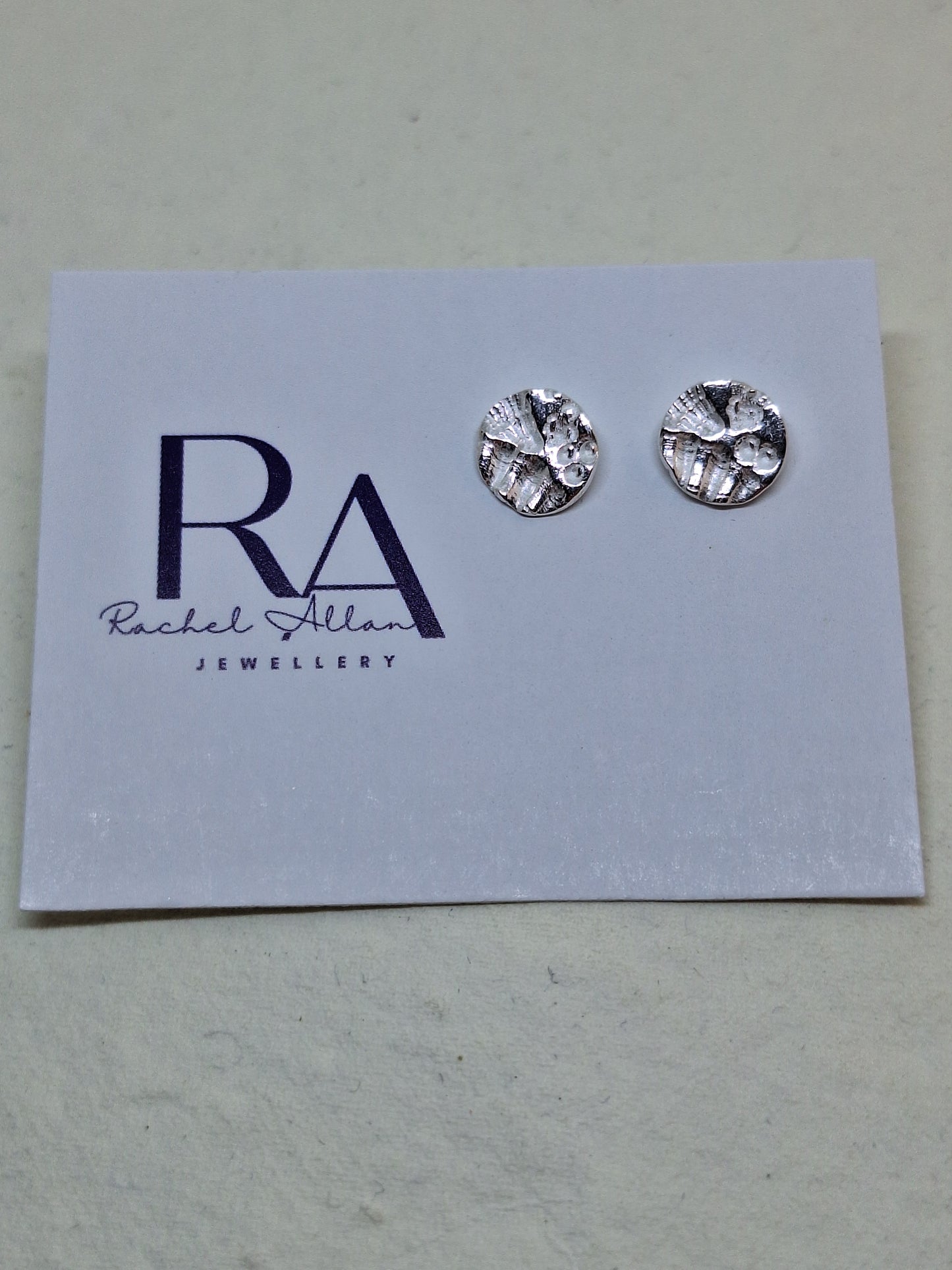 Shell stud earrings