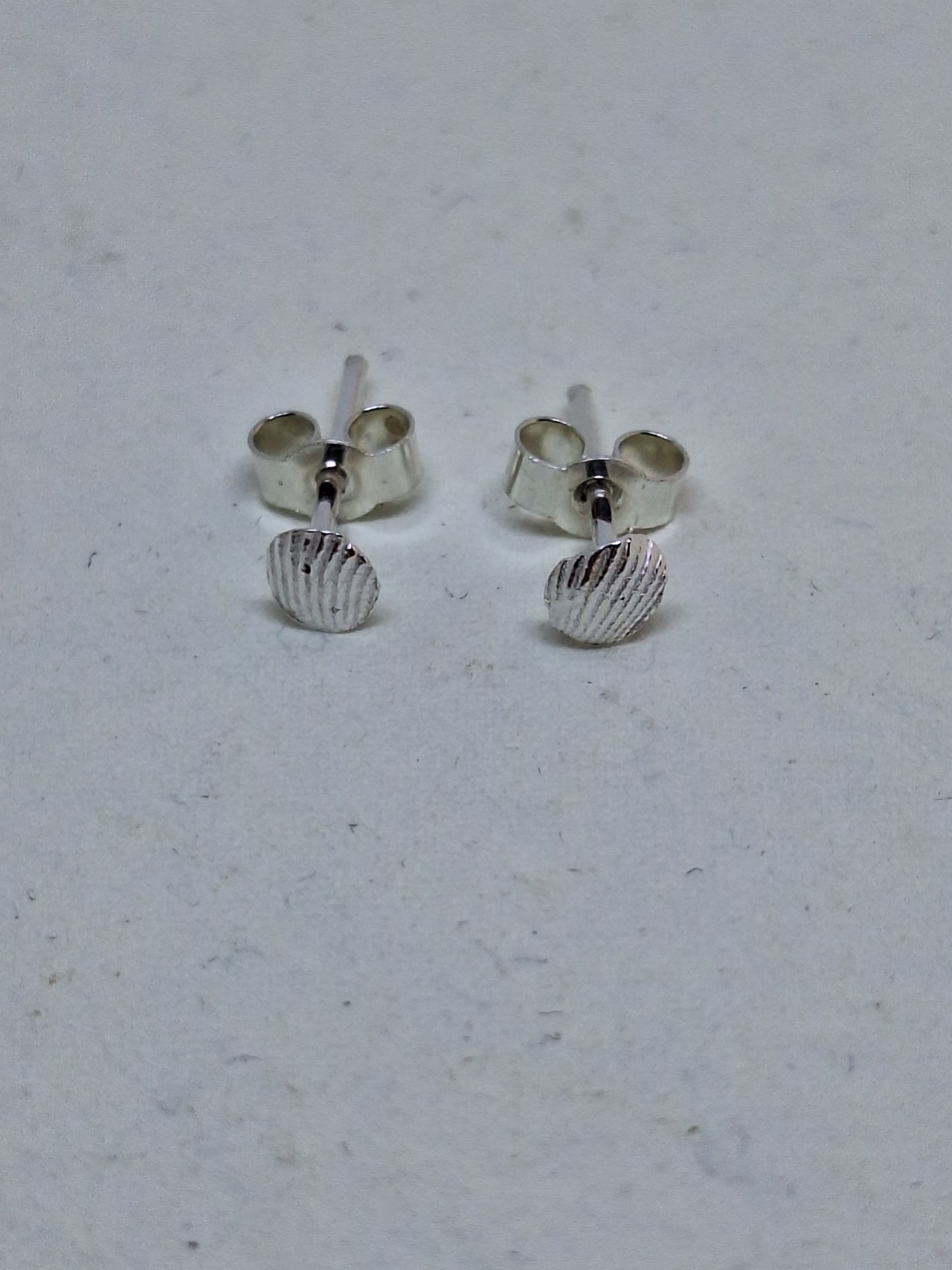 Cockle shell stud earrings