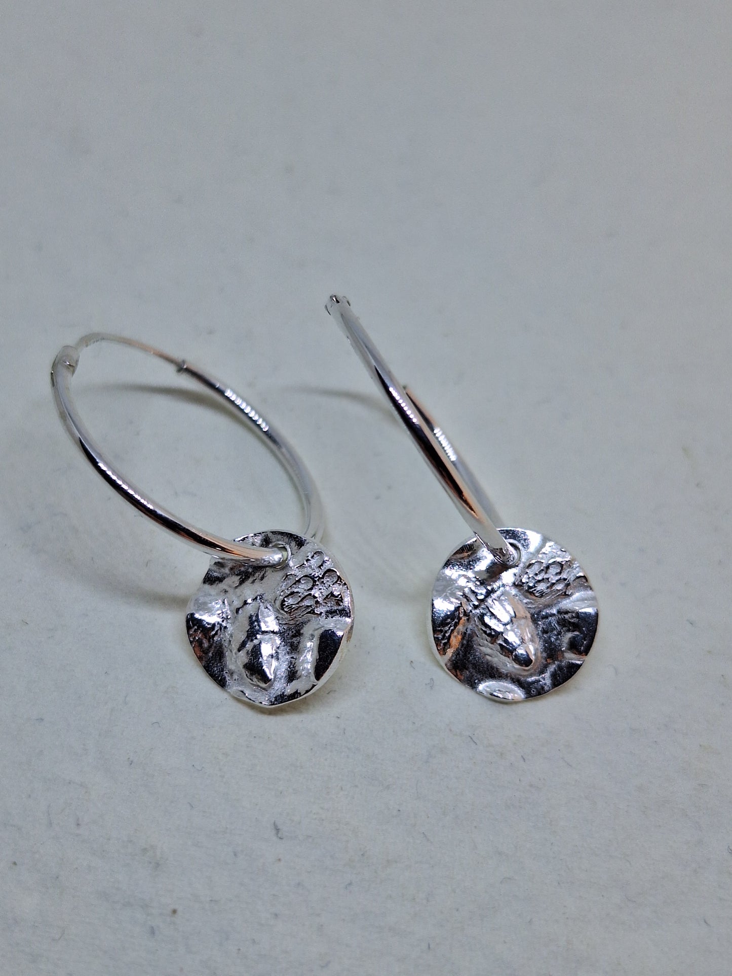 Rockpool hoop earrings