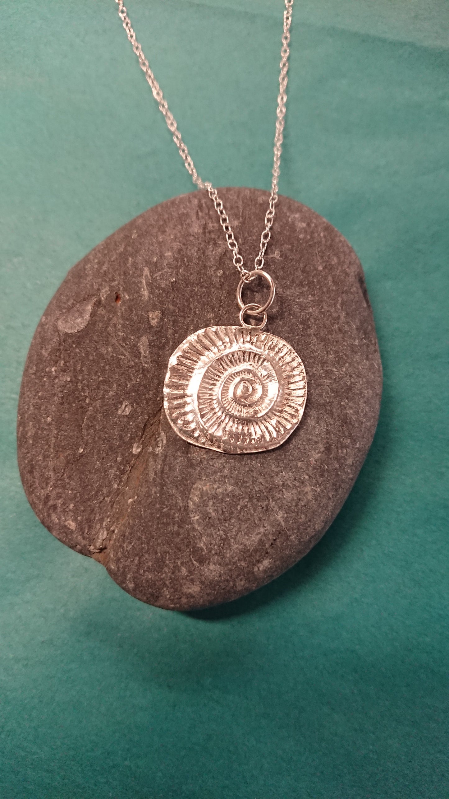 Ammonite pendant