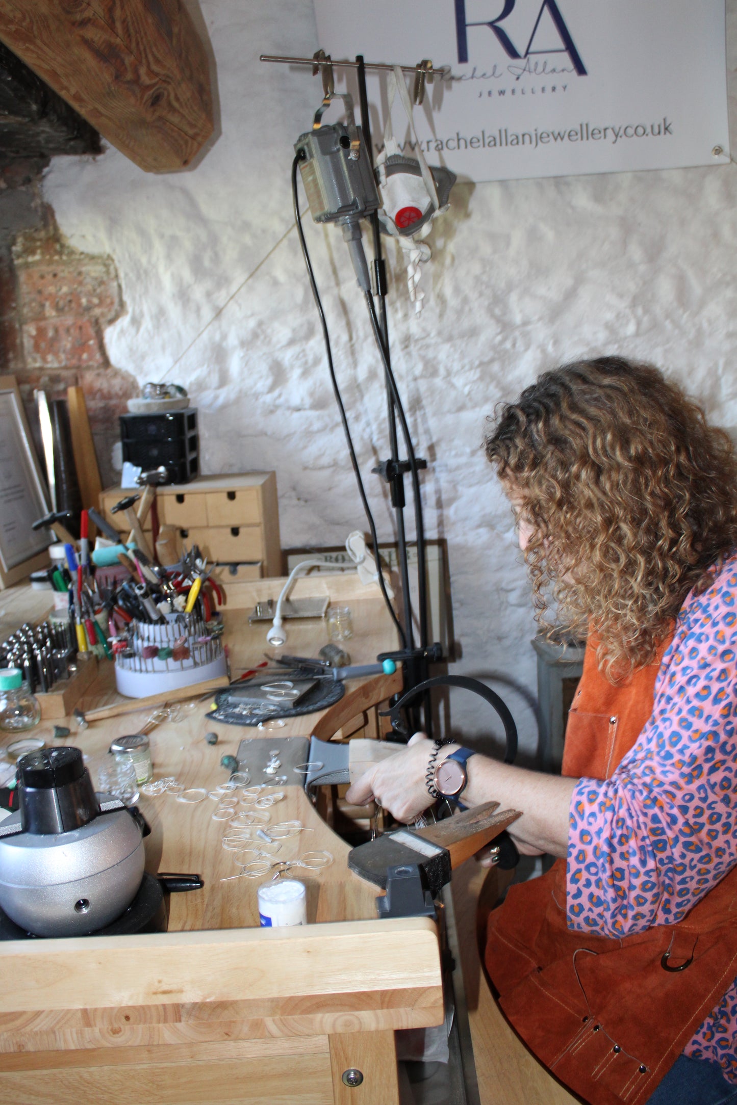 Silver domed earrings workshop Tuesday 8th April 9.30am - 12.30pm