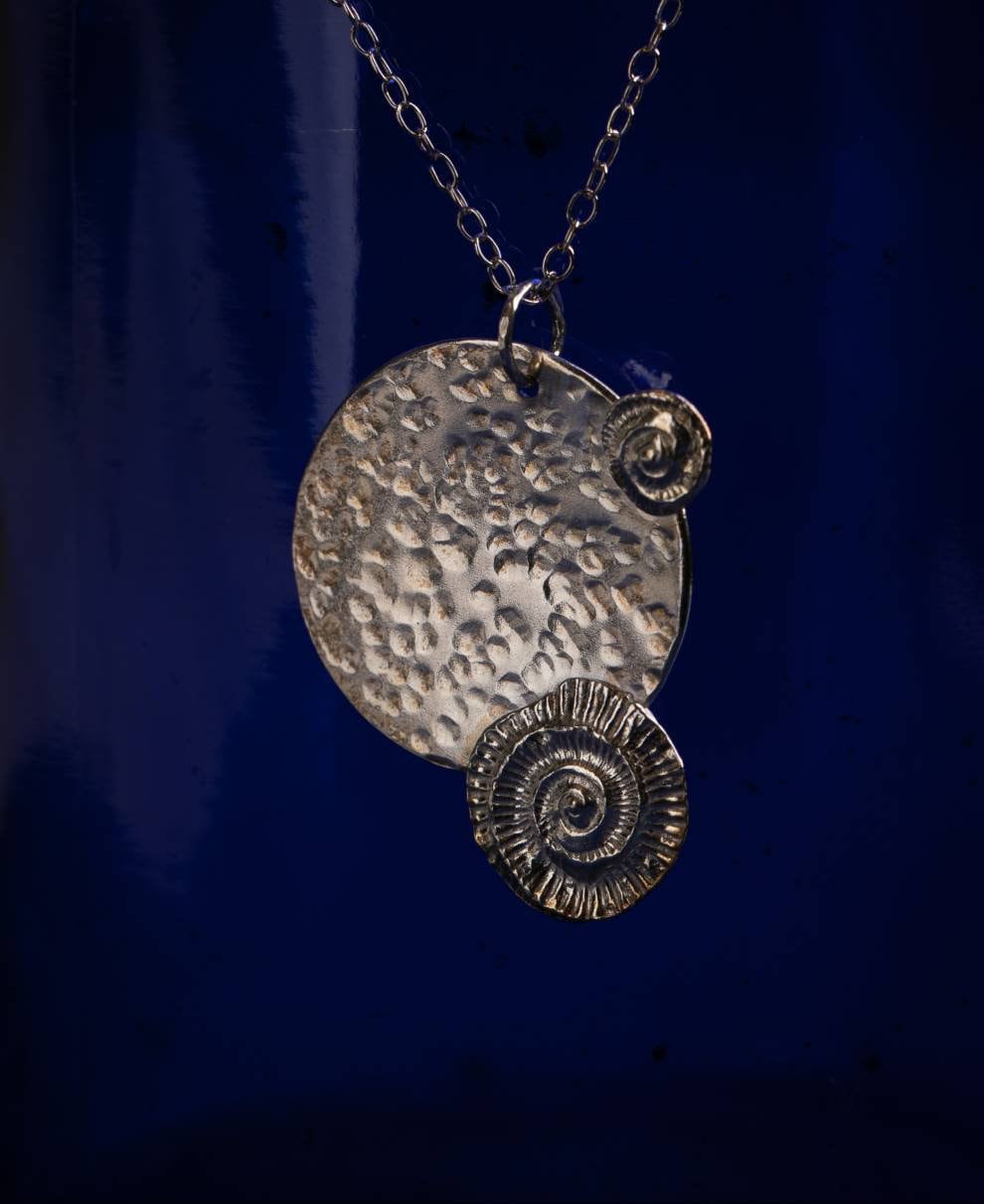 Ammonite rockpool pendant