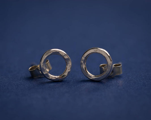 Porthole stud earrings